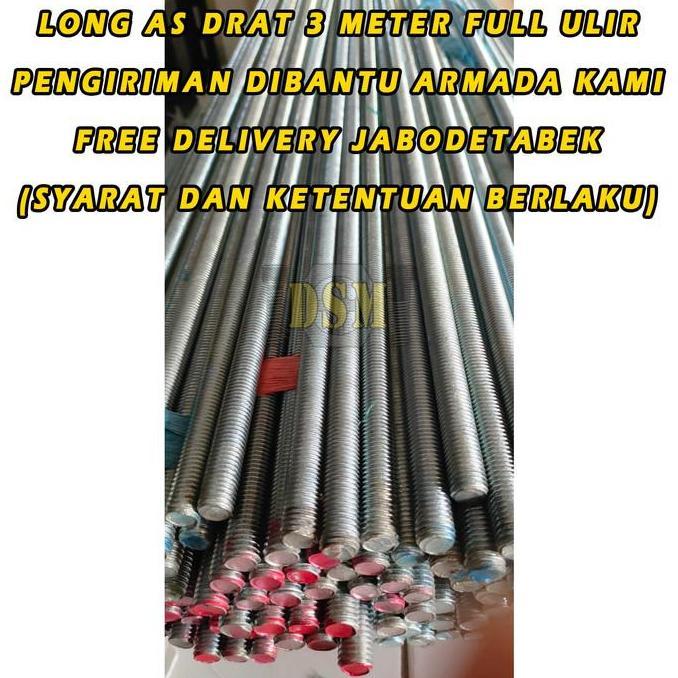 GALVANIS / As Drat M8 / Long Drat M8 X 3 METER / Thread Rod