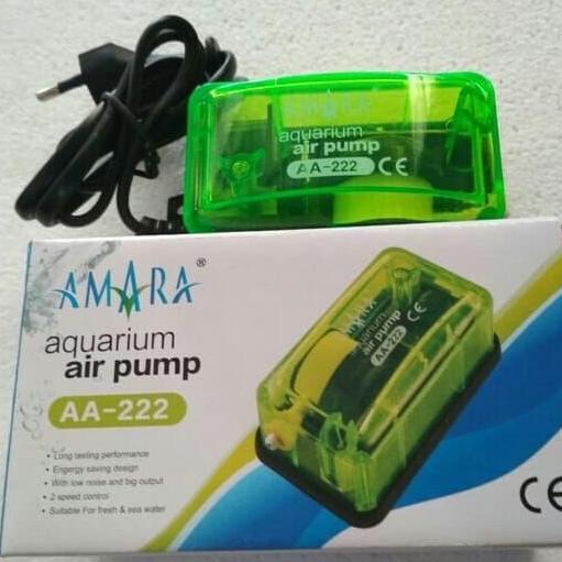PAKET LENGKAP AERATOR AMARA 1 LUBANG CABANG 2 OUTPUT UNTUK AQUARIUM
