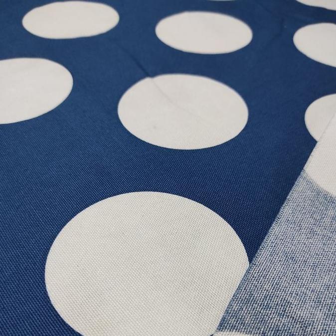 Terlaris Kain Katun Meubel Sofa / Kursi / Jok Motif Round - Polkadot