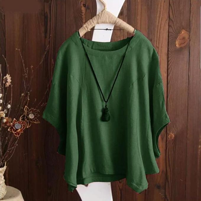 Atasan batwing jumbo Hijau [Baju Atasan Wanita 0140] TA1A
