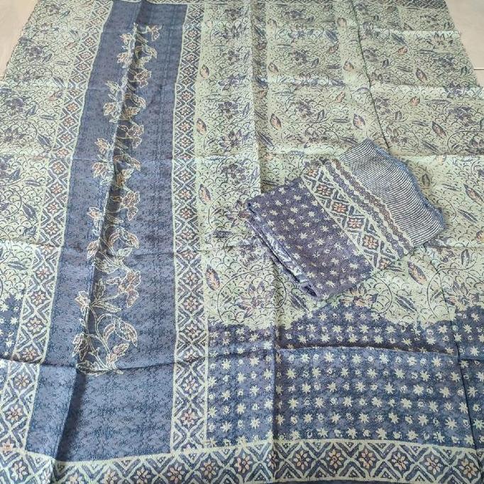 kain batik viscose setelan khas Cirebon batik Fariza setelan
