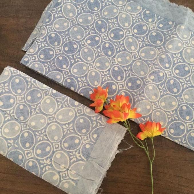 kain batik dobby cap tulis warna pastel trusmi cirebon