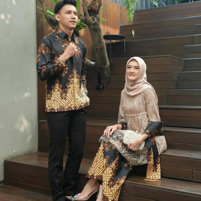NAYARA - couple kebaya brukat modern batik keluarga baju tunangan terbaru Katun