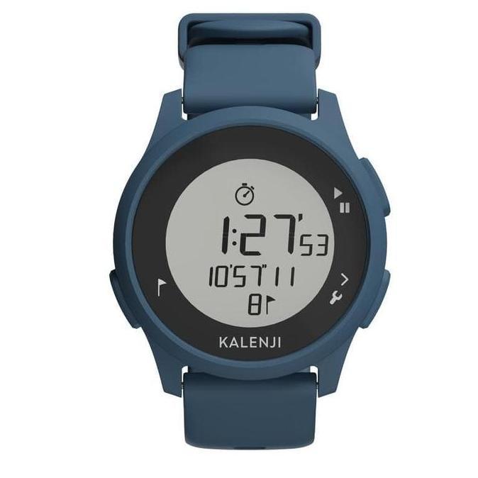 Kalenji Atw100 Jam Tangan Running Stopwatch - Petrol Blue