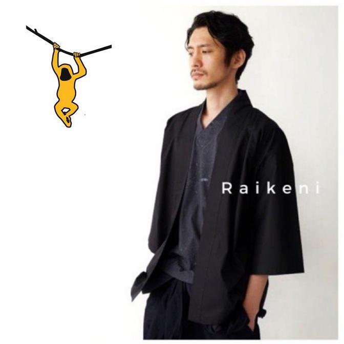 Lazzbuina - Raikeni Kimono Jepang Unisex Cardigan Kimono Outer Casual