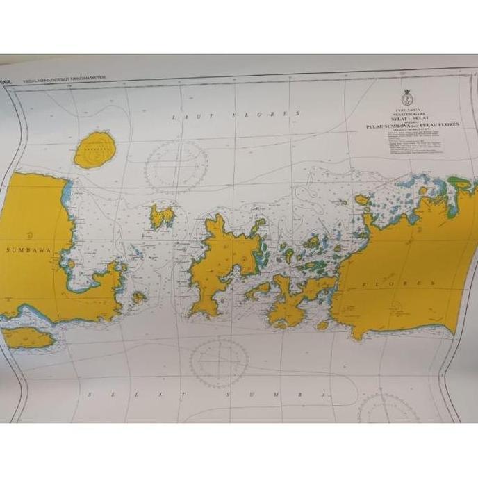 BEST PETA LAUT INDONESIA MARINE NAVIGASI HIDROS MAP KAPAL PELAYARAN BOAT PERAIRAN SELAT PULAU KEPULA