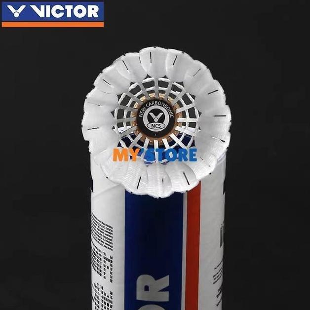 Victor New Carbonsonic Pro CS NCS Pro Shuttlecock Bulu Carbon Fiber Isi 6 Isi 12 Synthetic Shuttleco