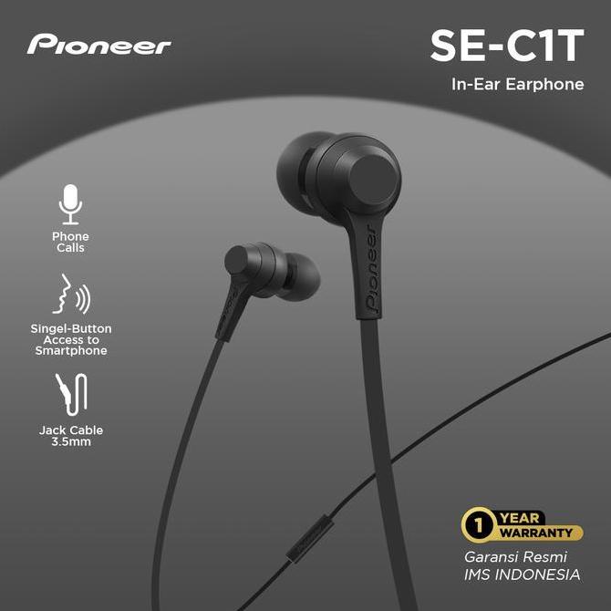 Pioneer SE-C1T In-Ear Wired Earphone