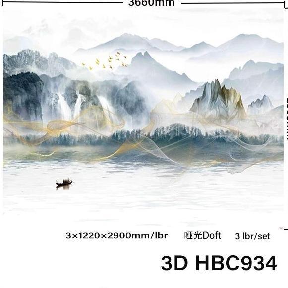 PVC UV MARMER 3D GLOSY @3LEMBAR