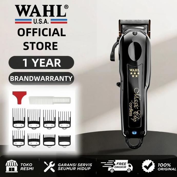 28pojok_Tore - WAHL 5 Star Black Magic Cordless Clipper Mesin Cukur Rambut Profesional Barber