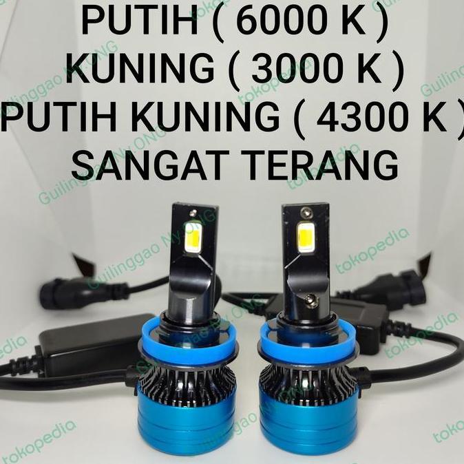 LED GT 3 WARNA SUPER BRIGHT H4 DAN H11. GARANSI 1 TAHUN