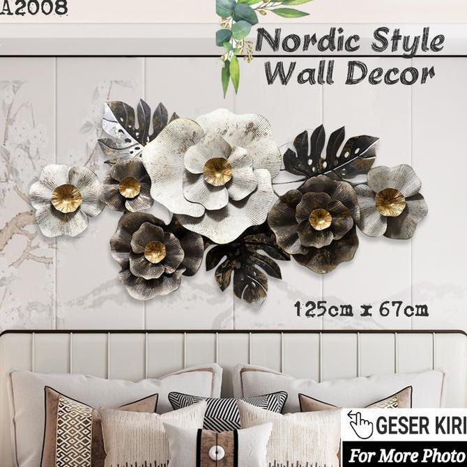 /GO CAR Bunga Hiasan Dinding Hiasan Rumah Jumbo Wall Decoration