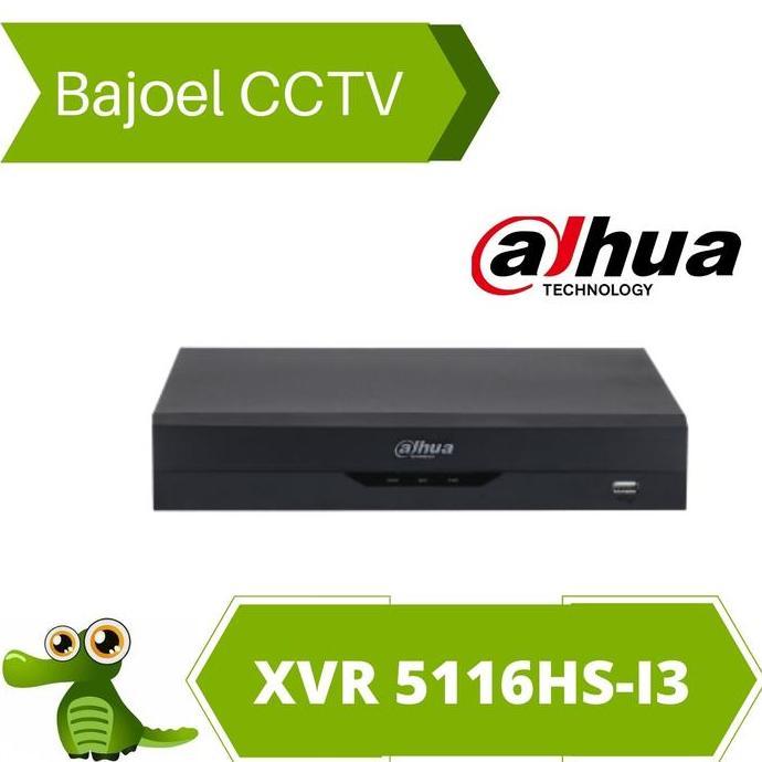 DVR XVR DAHUA 16CH XVR5116H-I3 UP TO 5MP XVR5116H I3
