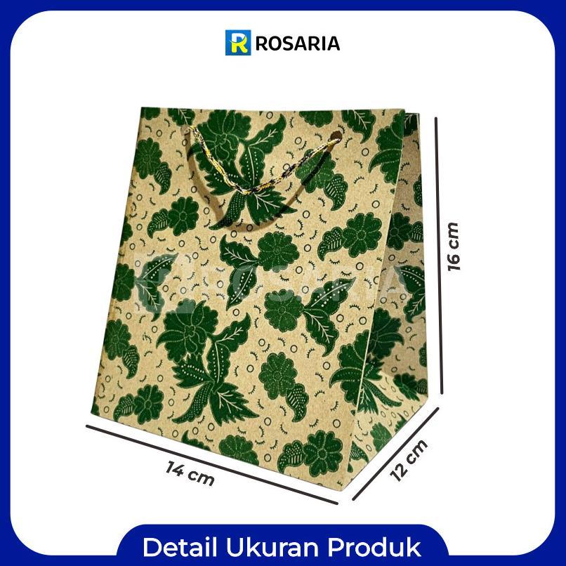 Tas Kertas Donat Premium Motif 14X12X16 Paperbag Souvenir Hajatan Kado Hampers Lusinan Trending