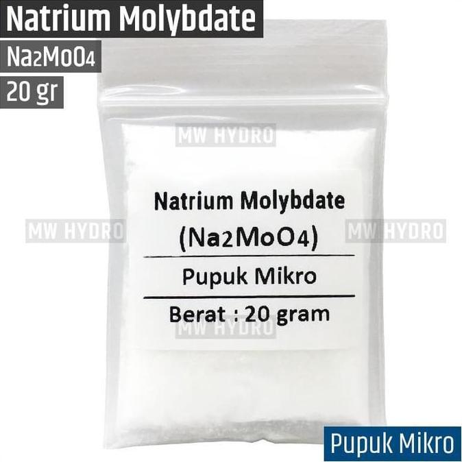 NATRIUM MOLYBDATE / SODIUM MOLYBDATE - 20 GR - PUPUK MIKRO HIDROPONIK