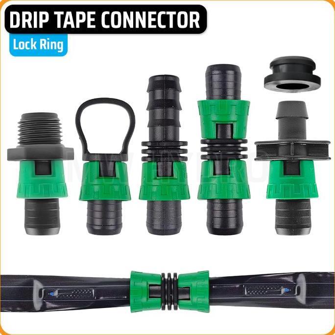 DRIP TAPE LOCK RING CONNECTOR | KONEKTOR SELANG DRIPTAPE IRIGASI