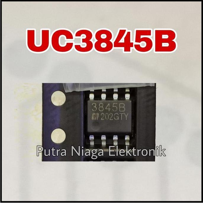 (1) ic UC3845B SMD SOP8 UC3845 High Current Mode PWM Controller 3845 putran1a Murah