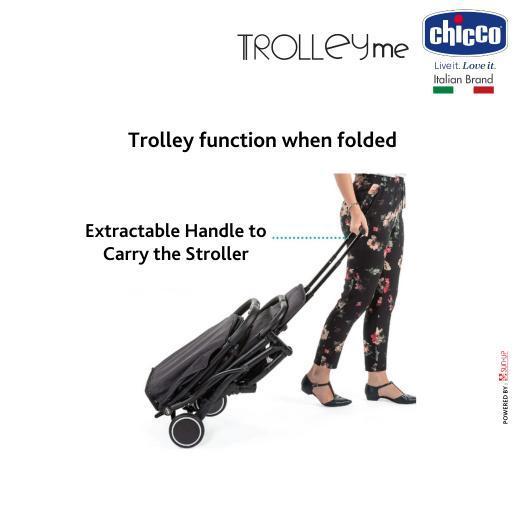 Chicco Trolleyme Stroller / Stroller Bayi Lipat Travelling / Stroller Anak / Stroller Ringan Origina
