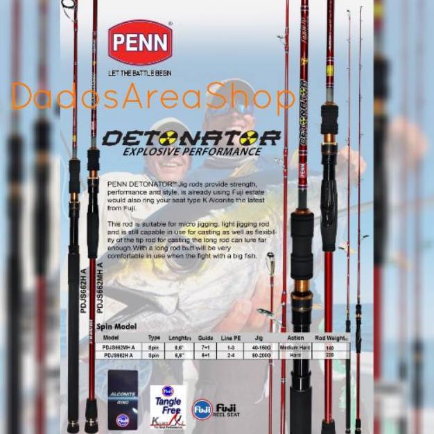 Joran PENN DETONATOR Jigging Spinning