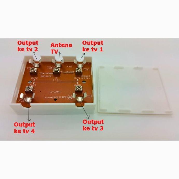 Spliter Antena Tv Catv Dx - 04 Namitech Spliter Antena Tv 4Way Spliter Pencabang Signal Pada Antena 