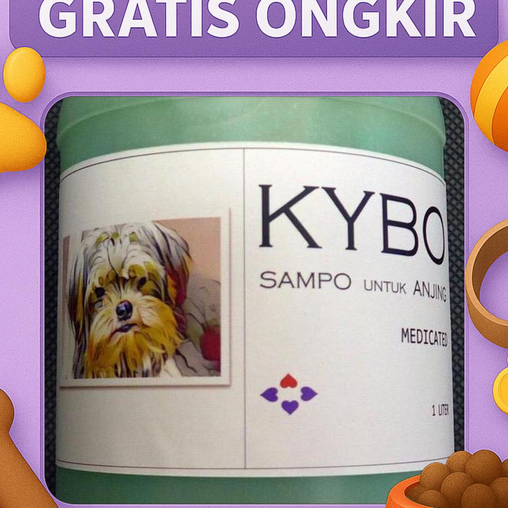 Sampo Anjing / Shampoo Anjing Kybo Medicated Dog Shampoo 1 Liter