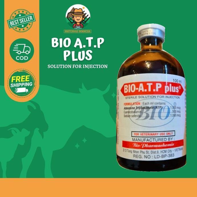Bio Atp Plus 100 ml - Bio Atp Solusi Energi Instan - Bio Atp Ternak