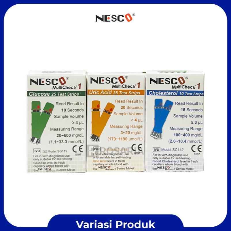 Strip Gula Darah Nesco Stik Gcu Glucose Tes Gula Darah Ready
