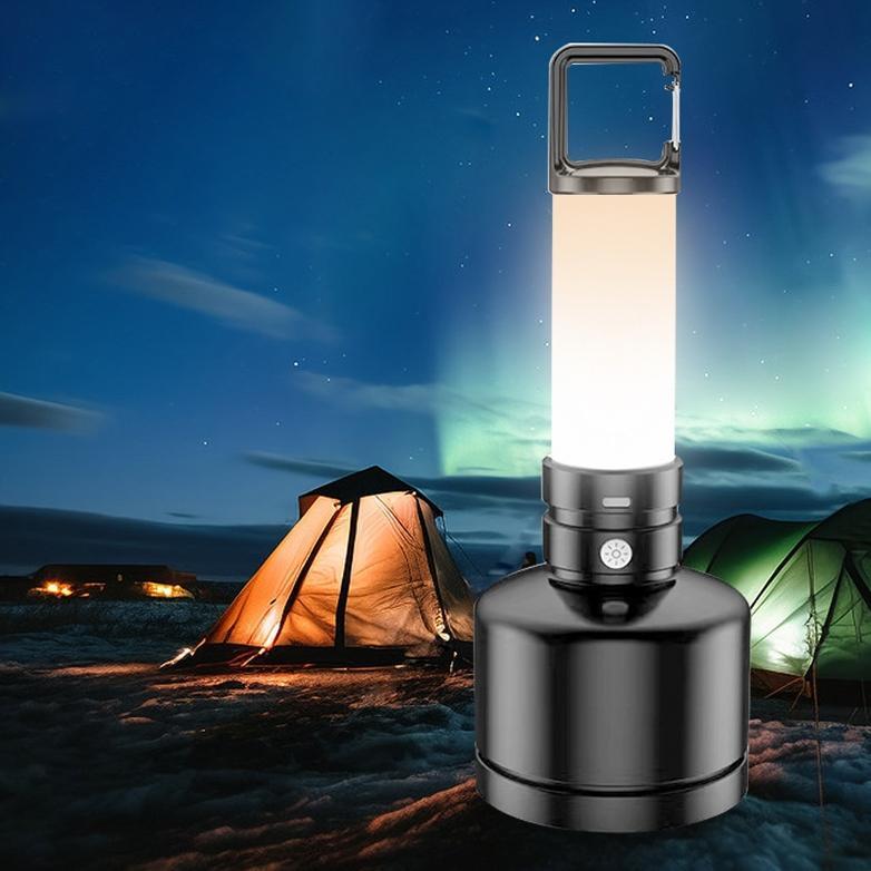 Muntiara - Anbolt Senter Murah Super Terang Tahan Lama 4 Light Mode Lampu Camping Outdoor Usb Rechar