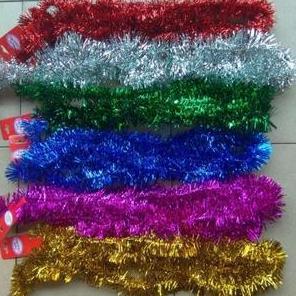 Slinger rumbai metalik panjang 2 meter