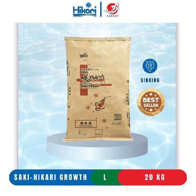 BEBAS ONGKIR - SAKI HIKARI GROWTH L SINKING 20 KG
