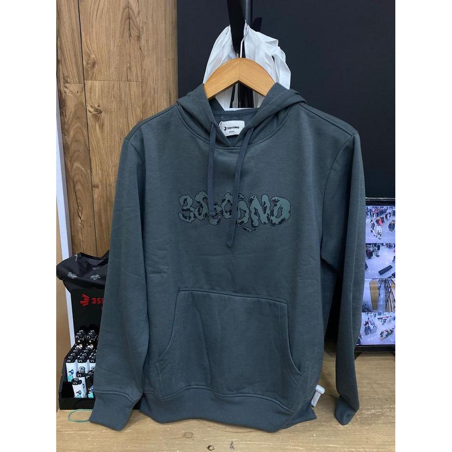 3Second Men'S Jacket Hoodie Sweatshirt Regular Fit Fleece Logo Script Houte S11022515Ab New Best Qua