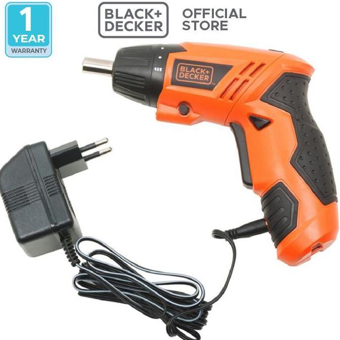 Black+Decker Bor Obeng Cordless Screwdriver 4.8V (Kc4815-B1)