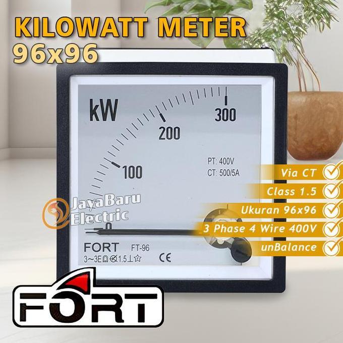 Kilowatt Kw Meter Kwmeter Analog Fort 96X96 Premium