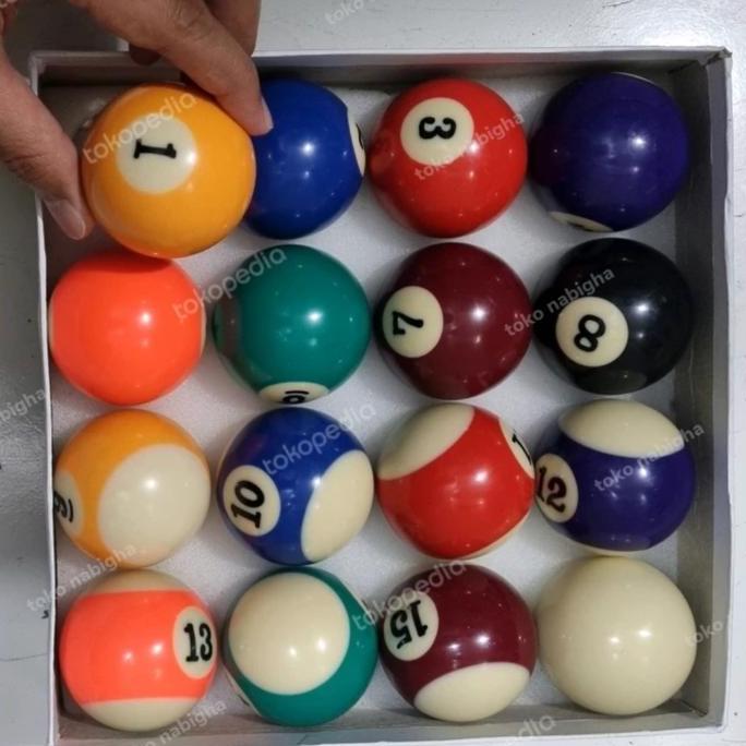 Bola Billiard 2.1/4" Bola Billiard Besar