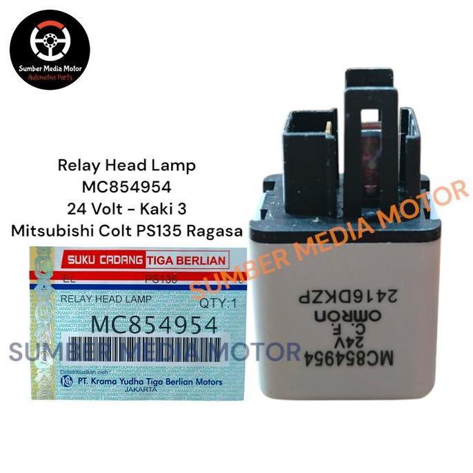 Mitsubishi Relay Head Lamp 24V Kaki 3 Pin Mc854954 / Me854954 Mitsubishi Colt Ps135 Ragasa Restock