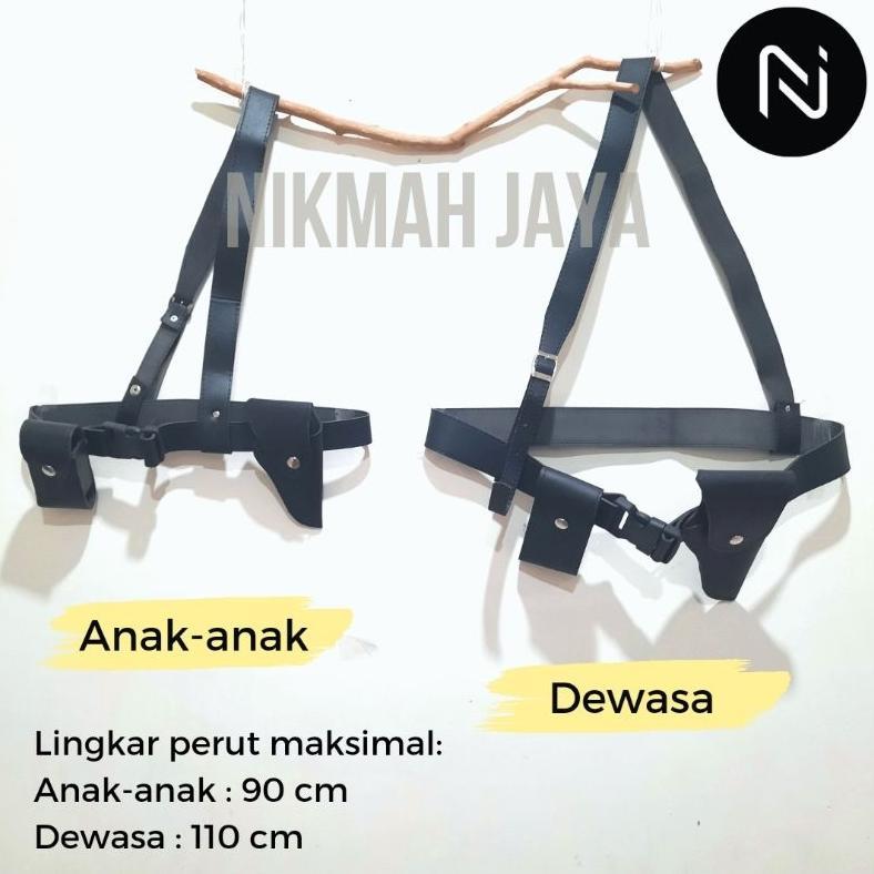 Ekstra Benefit Sabuk Bung Tomo / Sabuk Pejuang / Sabuk Baju Veteran / Sabuk Baju Karnaval