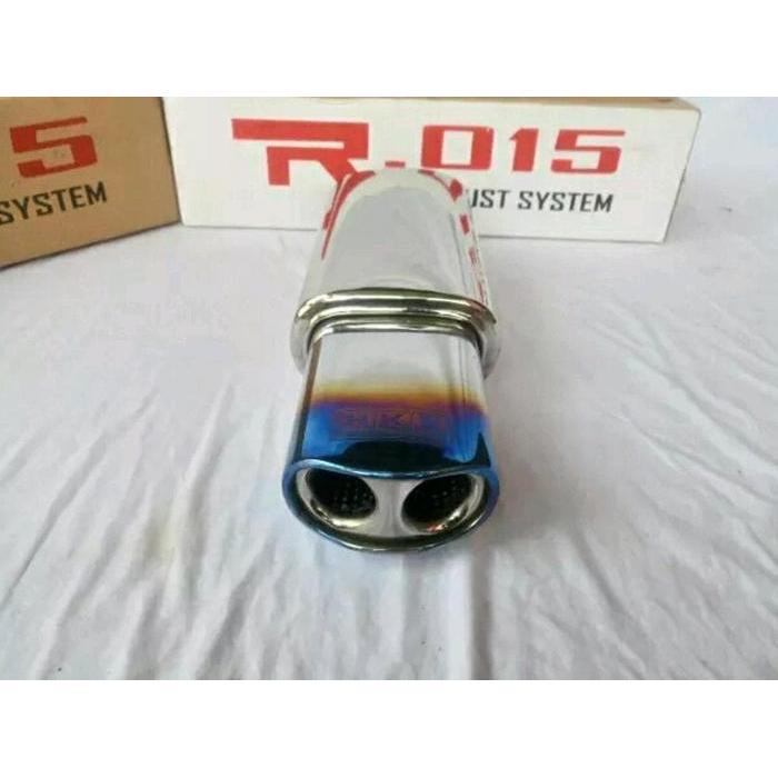 Knalpot Mobil Hks Model Kacamata Blue Series High Quality Muffler Original Dan Terpercaya
