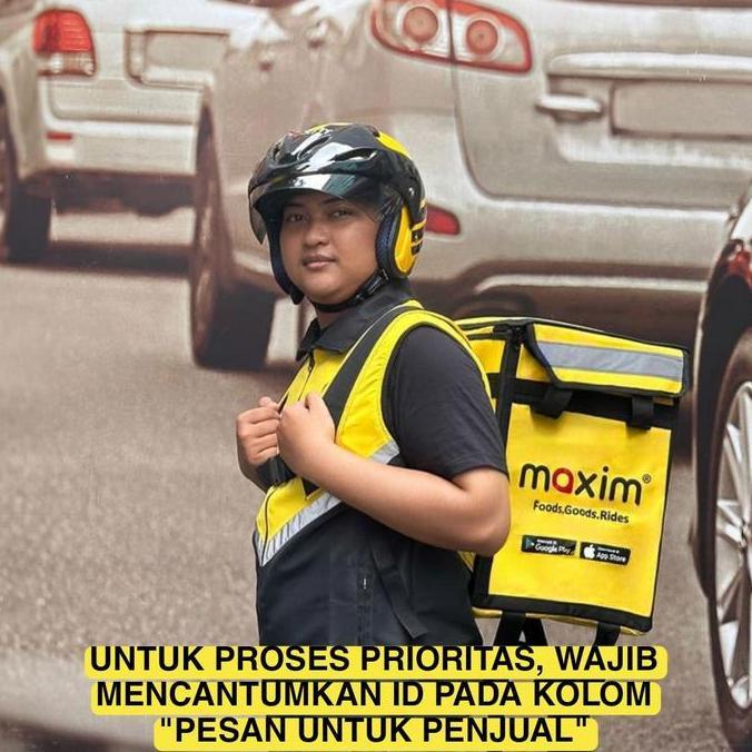 Paket Atribut Rompi Lengkap (Maxim - Transportasi Online)