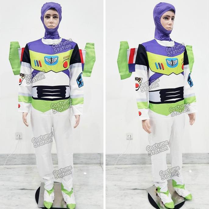 Kostum Toy Story Buzz Lightyear / Costume Astronot Astronaut Mainan Halloween pria cowo dewasa