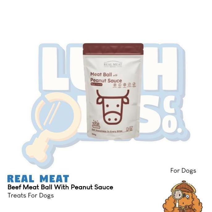 Real Meat Beef Meat Ball With Peanut Sauce
