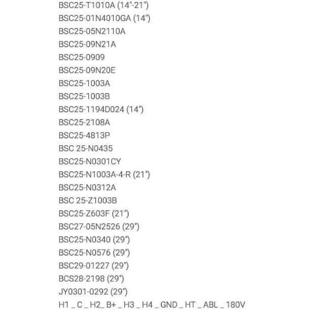 New- FBT BSC25-T1010 / BSC25 - T1010 FLYBACK PLYBACK FLAYBACK