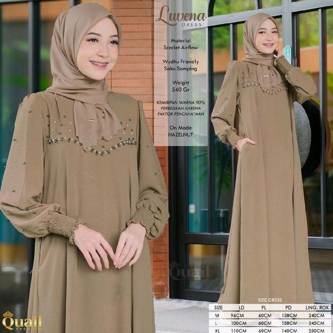 Dress Luvena ori Quail Hijab