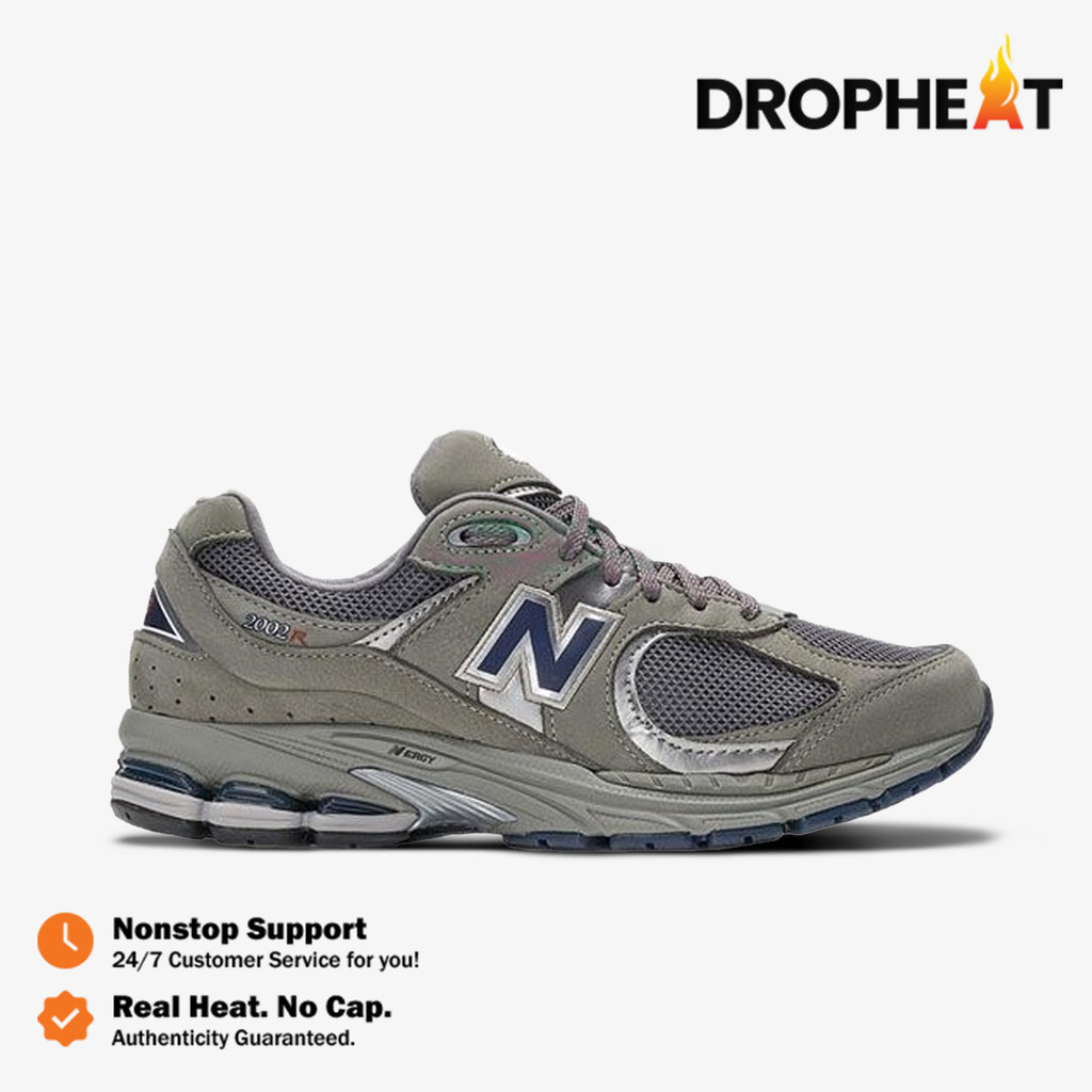 New Balance 2002 R Balance 2002R Light Grey Dark Grey Authentic