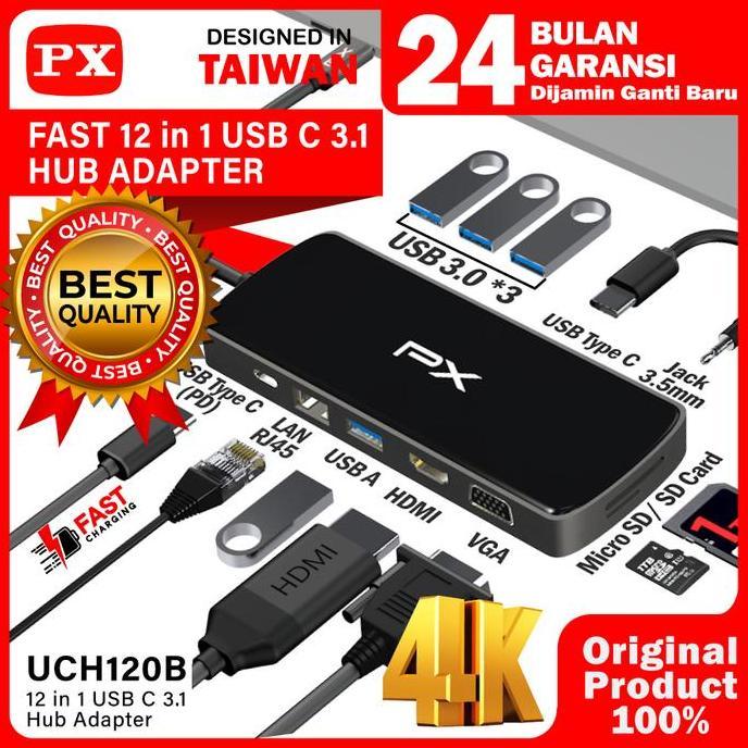 Usb Hub Converter Type C Hub Adapter Laptop Macbook Ipad Tablet Type C 3.1 To Hdmi 4K Usb 3.0 Vga La