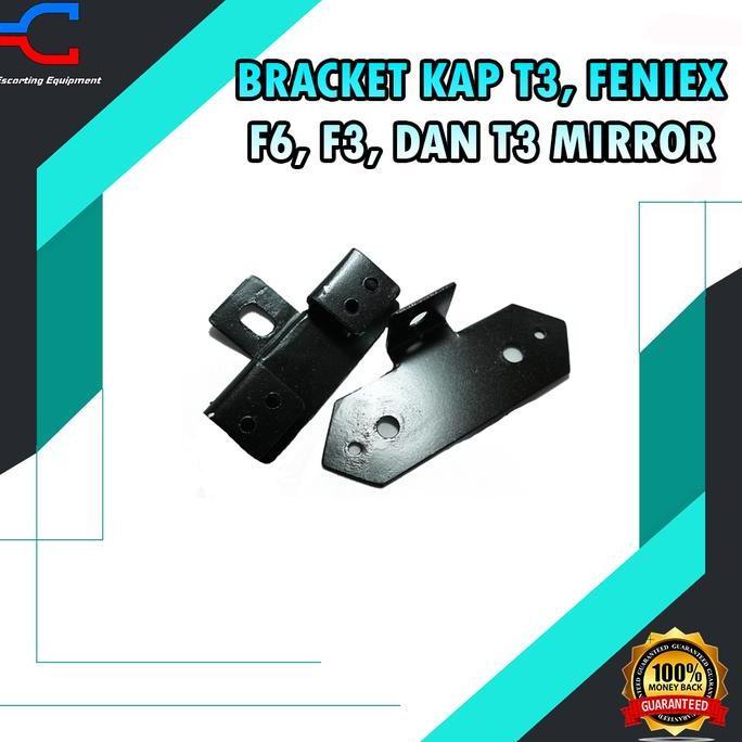 Brecket Strobo Kap T3/F3/F6 Stelan Fleksibel 360 Drajat