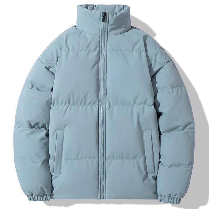 Mantel Pasangan Hangat Parkas Pria Harajuku Jaket Universitas Kasual Musim Dingin Pria Streetwear Ma