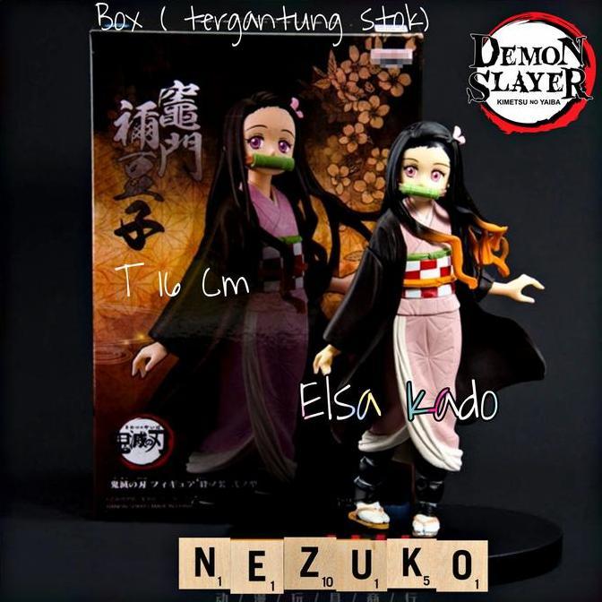 Action Figure Nezuko Kamado Kimetsu No Yaiba Box