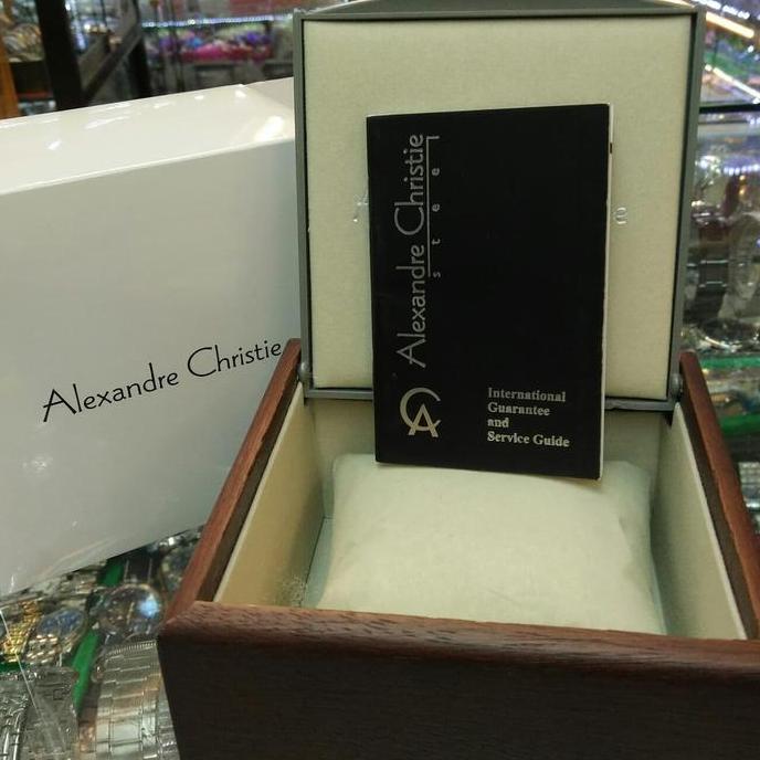 Jam Tangan Wanita Alexandre Christie Ac 8635 LD Silver Rosegold