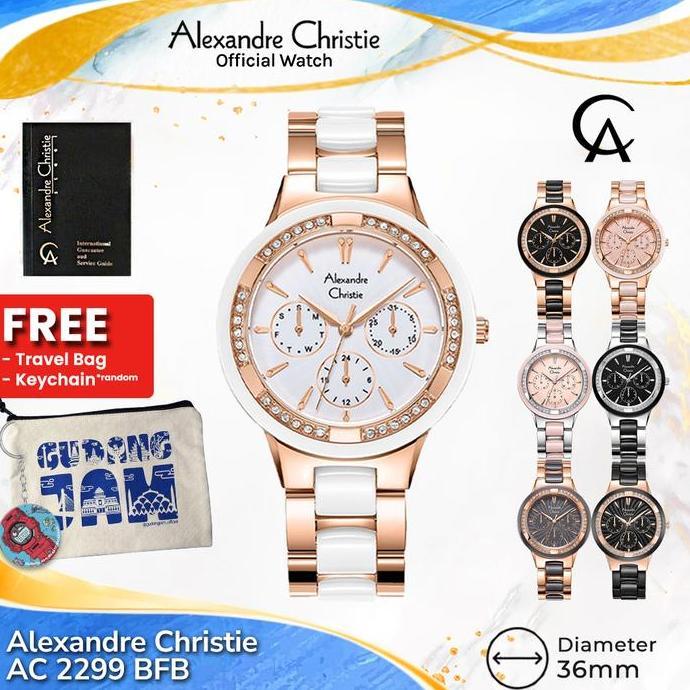 Alexandre Christie Wanita AC 2299 BAC 2299 AC2299BStainless Steel