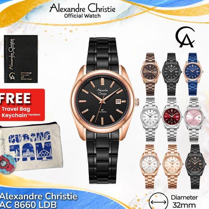 Alexandre Christie Wanita AC 8660 LD AC 8660 AC8660LD Stainless Steel
